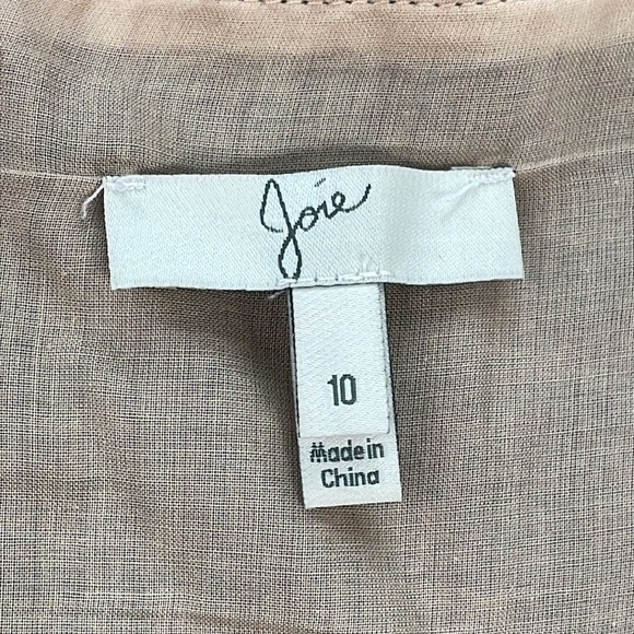 Joie Solandra Sleeveless Lace Dress Navy Blue A Line Party Cocktail Sz 10 - Picture 11 of 12